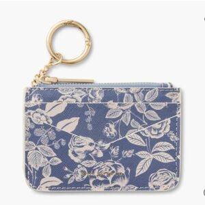Rifle Paper Co Key Ring Card case English Rose